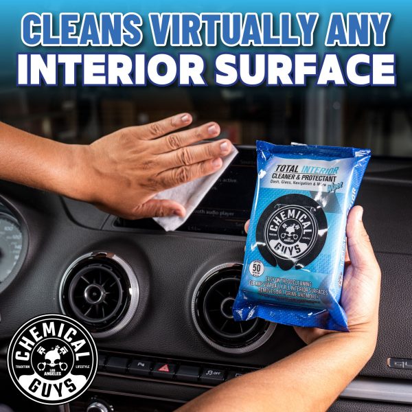 Total Interior Cleaner & Protectant Car Cleaning Wipes