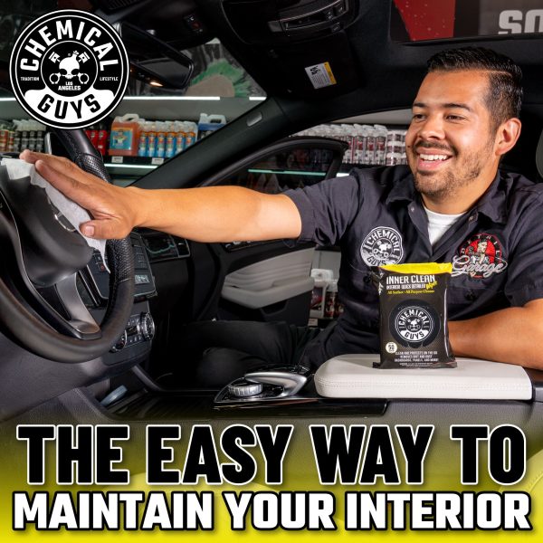 Inner Clean Interior Quick Detailer & Protectant Car Wipes