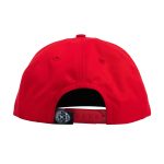 Snap-It-Back Red Script Hat