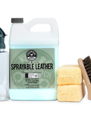 Sprayable Leather Cleaner & Conditioner Gallon with FREE Accessories