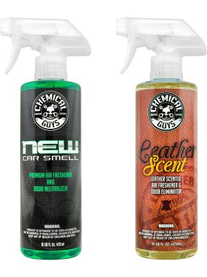 New Car & Leather Air Scent Combo Bundle